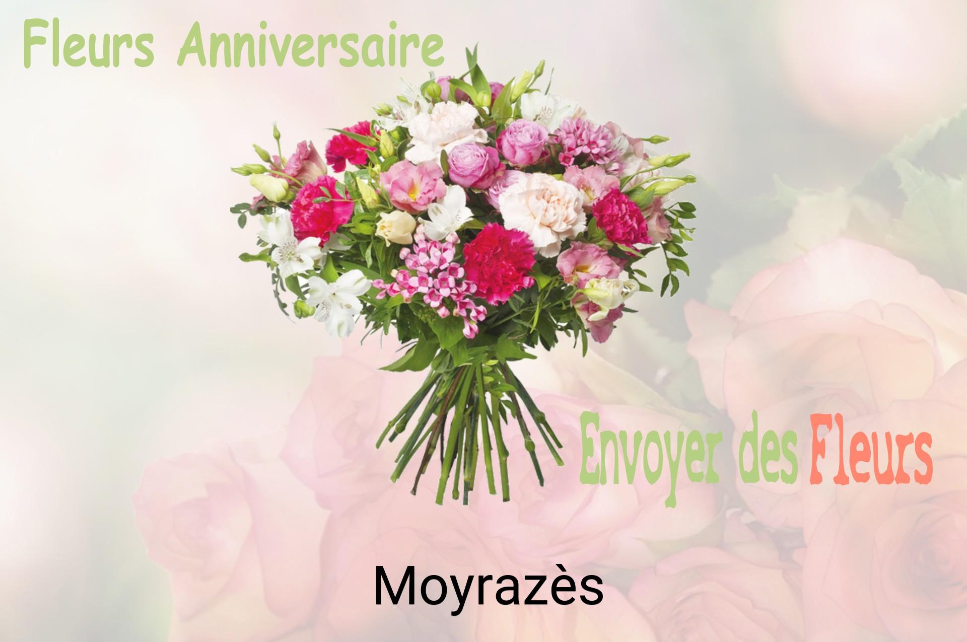Bouquet de fleurs d’anniversaire livré à Moyrazès